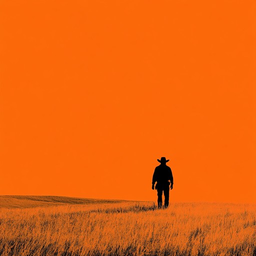 This instrumental piece paints a soulful picture of a lone cowboy contemplating life at the edge of a sun drenched field, with delicate guitar strumming and soft fiddle harmonies