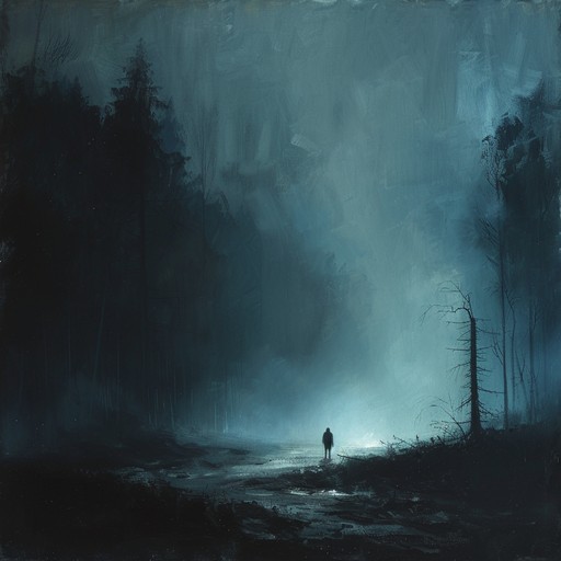 A hauntingly brooding instrumental, shattered heart's dark soliloquy delves into the depths of despair and heartbreak. With melancholic melodies and an intricate arrangement, this piece uses intense dynamic shifts to convey a profound sense of loss and emotional agony. Perfect for reflective moments and introspective moods, this track creates an atmosphere of haunting beauty.