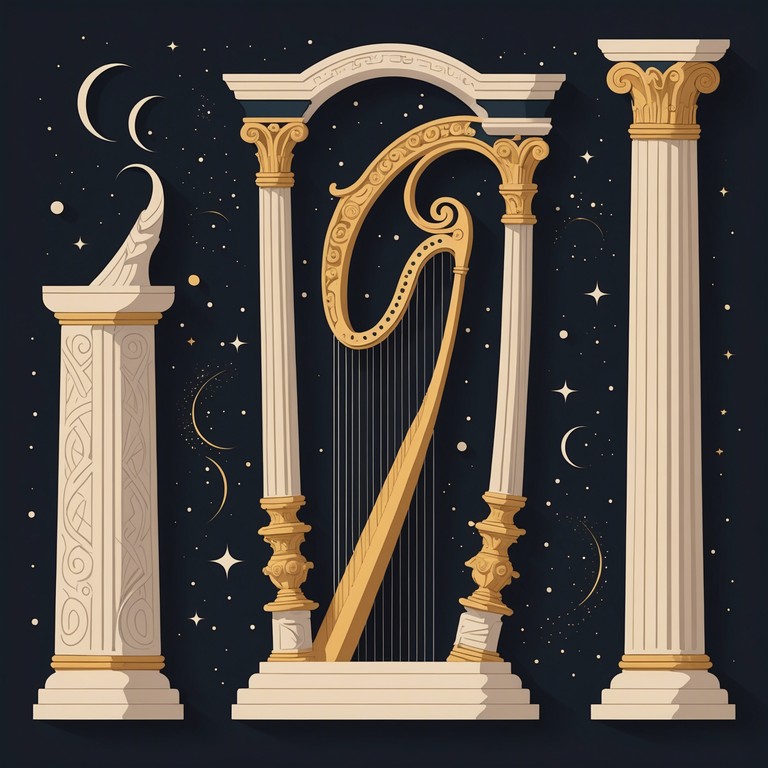 Explore the resonant depths of historical myths intertwined with the purity of classical opera, crafted to carry the listener across different ages with a blend of harp strings echoing the wisdom of the past.