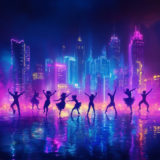 An upbeat funky instrumental track that captures the lively essence of a city at night, blending groovy basslines with vibrant rhythms to create an infectious groove that compels listeners to dance.