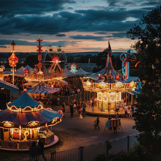 Take a whimsical journey through vibrant, dreamlike fairgrounds with this high energy drum and bass track. Featuring playful synthesizer melodies and dynamic rhythms, this instrumental conveys the magic and joy of a carousel ride.