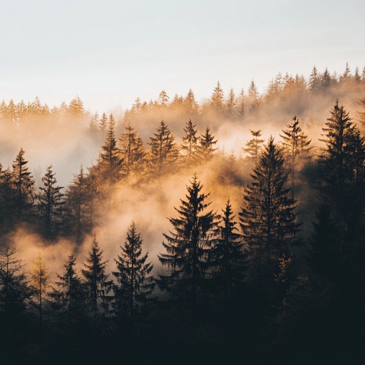 This composition captures the essence of a serene forest at dawn, seamlessly blending real nature sounds with ambient musical harmonies to create an atmosphere of peace and tranquility. Gentle bird calls mix with the soft rustle of leaves, underscored by a calm, meditative melody.