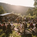 high energy instrumental with lively and rapid banjo solos