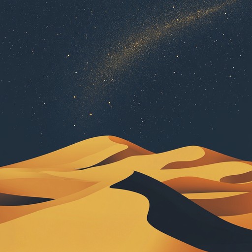 A soothing downtempo piece fusing sitar and ambient synths, capturing the mystique of deserts and the allure of the cosmos.