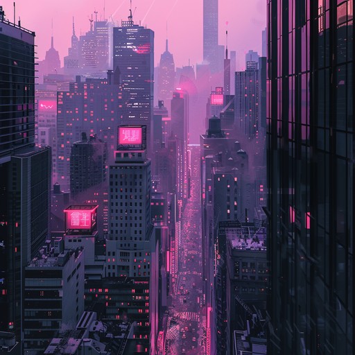 An energetic, uplifting track featuring vivid synthesizers and pulsating beats. Ideal for portraying the dawn of a neon lit metropolis, the music weaves through towering skyscrapers and bustling streets. The track builds dynamically, incorporating layers of arpeggiated synths that evoke a sense of hope and renewal in a high tech world.