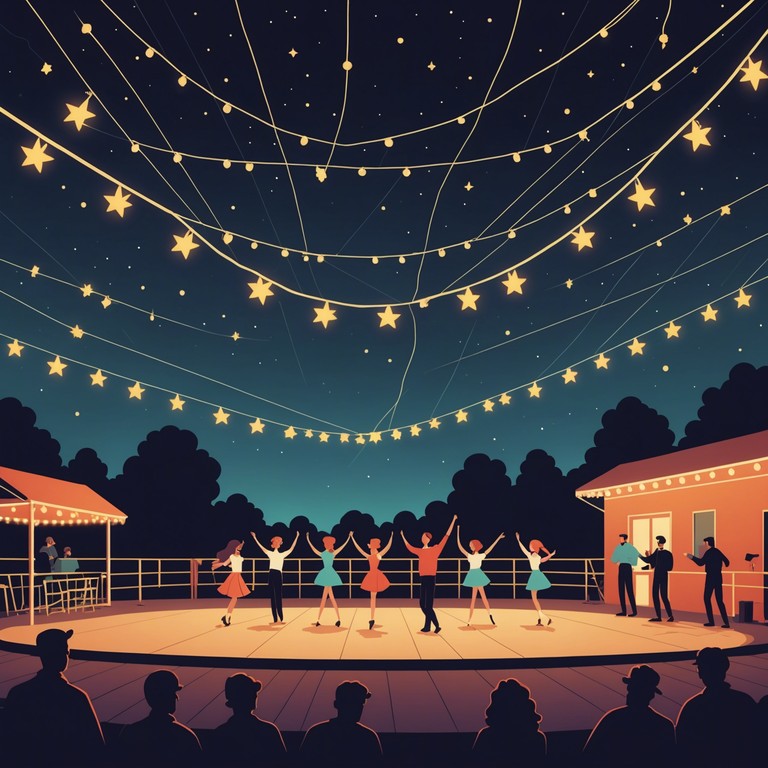 This composition melds the graceful elegance of traditional waltz with the modern, lively beats of funk, creating a celebratory atmosphere ideal for both ballroom enthusiasts and funky rhythm lovers. The piece encapsulates the joy of an endless dance, spinning under a starlit sky.