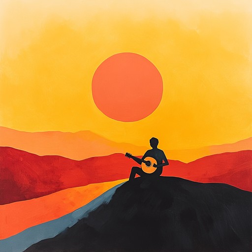 This instrumental piece features lively acoustic guitar riffs and driving drumbeats to paint a vivid picture of a sunrise over the mountains. Harmonicas add a rustic touch, making it perfect for evoking feelings of freedom and adventure.