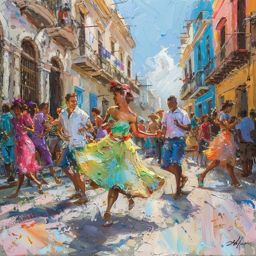 This instrumental captures the vibrant warmth of afro cuban rhythms, blending lively percussion with a hopeful melody. The track radiates positivity, weaving rhythmic patterns that evoke images of sunny havana streets, filled with vibrant life and energetic dance moves