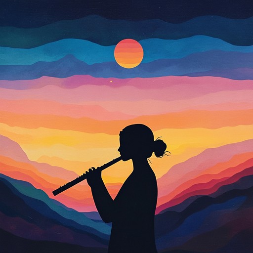 A musical journey encapsulating the essence of tranquil ancient scenes, shaped by the gentle and masterful play of the flute, evoking the purity and vastness of historical landscapes.