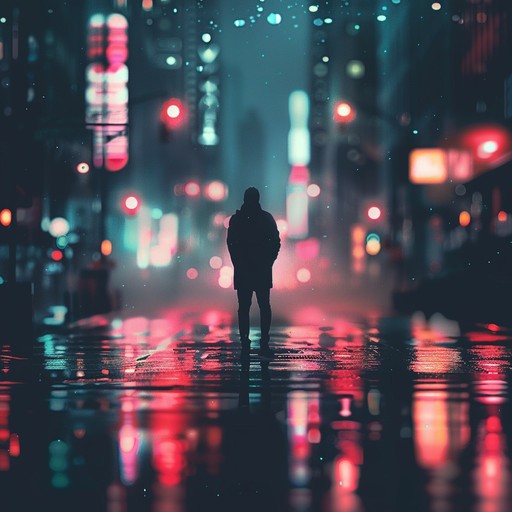 Shadowy synths guide listeners through an introspective, neon lit cityscape, where rhythmic pulses echo the melancholy of urban isolation. The track layers darkwave elements to create a brooding atmosphere that draws you into its reflective narrative.