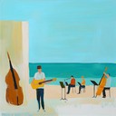 upbeat bossa nova melody radiating summer energy and charm