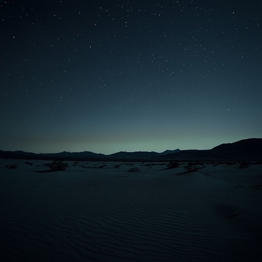 A minimalist approach harnesses the serenity of desert landscapes, with sparse percussion and oud melodies creating an otherworldly feel. Sparse elements highlight the tranquility and haunting beauty of the surroundings.