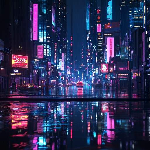 Experience a hypnotic odyssey in a futuristic neon city, featuring deep basslines and sleek synths that create a shimmering, captivating soundscape. The track promises to transport listeners into the heart of a dreamy urban fantasy.