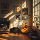 tranquil instrumental fusing rap beats with metal guitar