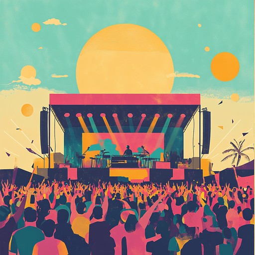 A lively house track with infectious beats and sunny melodies, perfect for summer festivals and beach parties, featuring vibrant synths and punchy rhythms that keep the energy high.