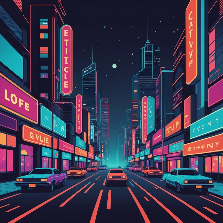 Imagine a sonic exploration through a gleaming cyberpunk cityscape, where every neon light hides a playful secret and every shadow holds a digital echo of the past. This alternative version delivers more vivid digital textures and quirky sound bites.