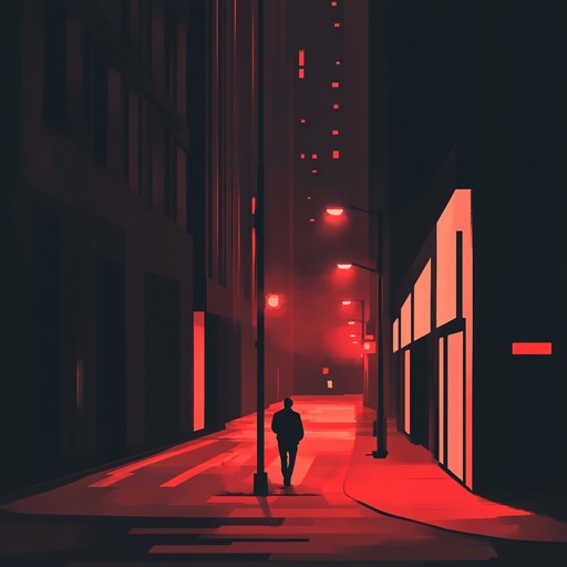 An introspective instrumental track featuring lo fi beats and dreamy synthesizers, creating an intimate nighttime soundscape that captures the feeling of wandering alone through neon lit city streets.