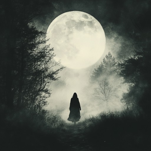 Experience an eerie instrumental piece where ghostly melodies echo across a desolate, mist shrouded landscape. The haunting tones of the theremin conjure images of spectral figures wandering lost realms, evoking emotions of mystery and melancholy. Let the music guide you through a world where echoes of the past linger in the shadows.