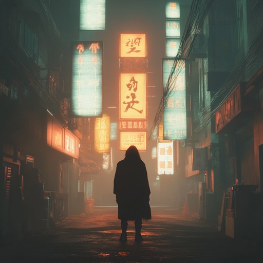 An intriguing instrumental that delves into the suspense of tokyo's nights. Combining shadowed synths with haunting rhythms, it invokes the eerie beauty and hidden narratives within the sprawling cityscape. Ideal for setting a mysterious and dark urban atmosphere.