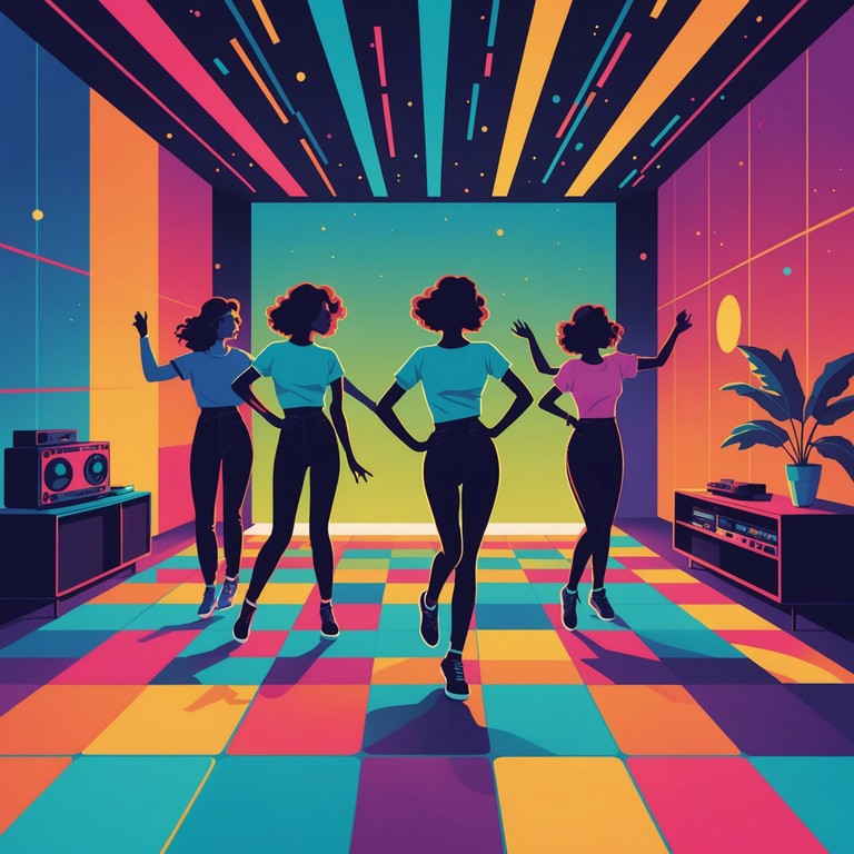 This track is perfect for energizing any party scene with funky rhythms and disco vibes. It consists of an upbeat tempo underlined with a groovy bass line that keeps your toes tapping and body moving all night long.