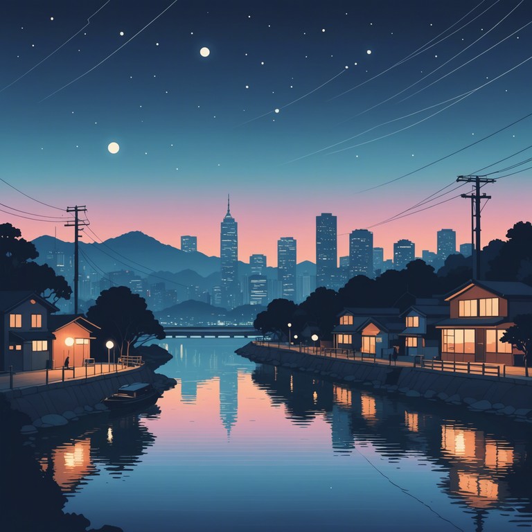 Imagine a quiet evening in seoul, where the city's heartbeat slows and gentle electronic pulses create a calming atmosphere. This track offers a soft musical journey through the soothing and peaceful melodies that resonate with the soul of the city.