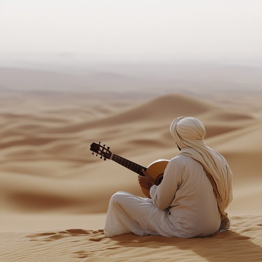 The profound silence of a barren desert landscape is captured through the evocative, mournful strumming of an oud. A reflective piece that speaks of distant mirages and the timeless sands of solitude.