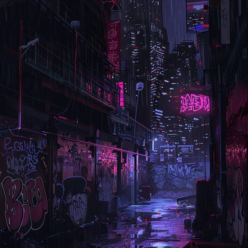 **dive into the chaotic rhythms of city life with pounding basslines and aggressive synth leads, capturing the tension of a concrete jungle skirmish.**