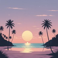 relaxed tropical evening meditation music