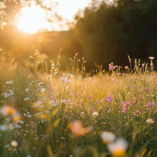 An instrumental piece that evokes a sense of calm and quiet reflection, captured through the gentle strumming and picking of an acoustic guitar. This contemporary folk piece creates a serene atmosphere reminiscent of strolling through a sunlit meadow, inviting listeners to pause, reflect, and find peace.