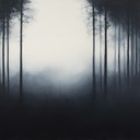 echoes drift through eerie, mist laden landscapes