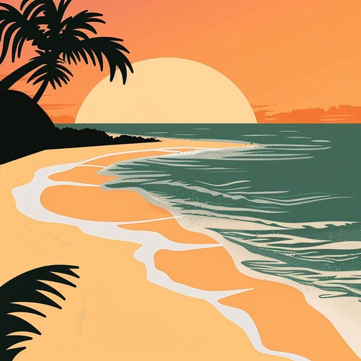 Imagine sitting on a pristine beach, the sun setting in the horizon, as the gentle sound of waves creates a perfect harmony with a smooth and melodic tune played on a steel drum. The atmosphere is warm and inviting, filled with the scents of coconut and the distant laughter of happy souls. This instrumental piece is designed to evoke relaxation, contentment, and a touch of nostalgia, blending tropical rhythms with smooth harmonies to transport you to a serene paradise.