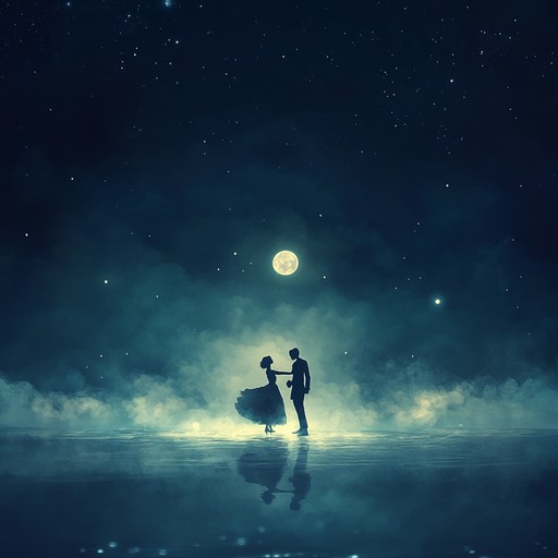 Imagine dancing under a moonlit sky, as the soft yet rhythmic melody of a waltz envelops you. The piece opens with a delicate yet compelling piano, and is soon joined by subtle orchestral elements that create an otherworldly ambiance. The music weaves a dreamlike story, inviting listeners to lose themselves in the gentle, swirling dance of the night.