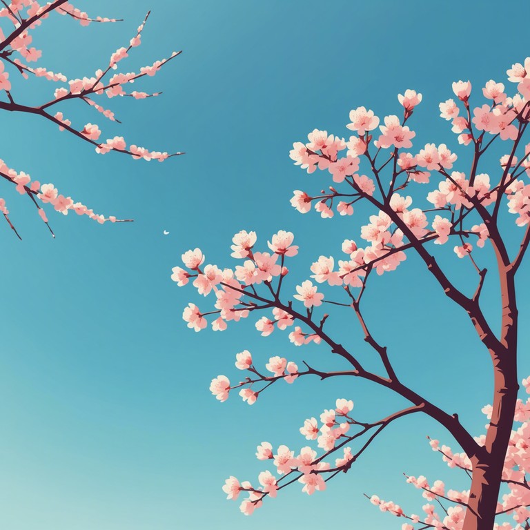 A melodic journey through tranquil scenes of nature, combining soft electronic beats with the timeless sound of the koto to reflect the beauty of japan's landscapes and season of cherry blossoms.