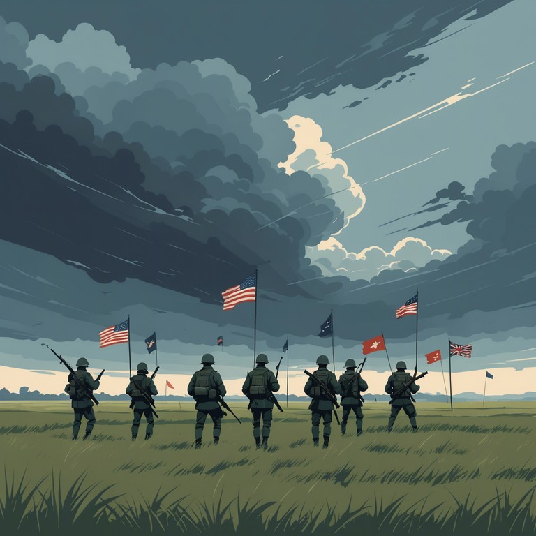 This composition features a dynamic orchestral arrangement, designed to evoke the spirit of rebellion and triumph. With soaring strings and thunderous percussion, the piece progresses through dramatic crescendos that convey a story of struggle and ultimate victory, engaging listeners in an emotional and powerful auditory journey.