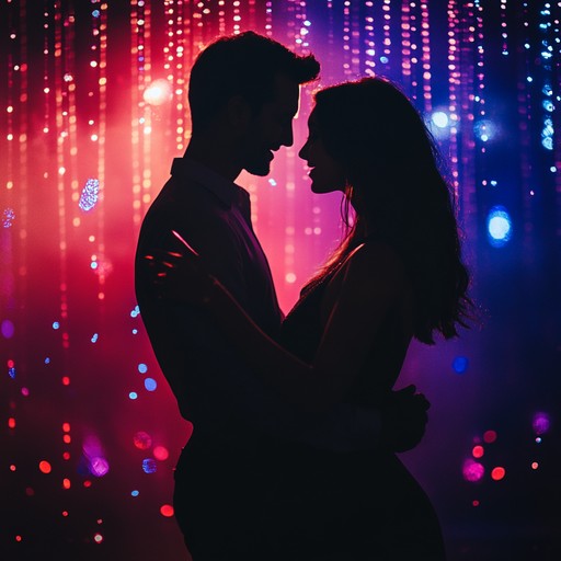 This instrumental disco piece features lush melodies and groovy basslines, creating a romantic atmosphere reminiscent of 1970s dance floors beneath a starlit sky.