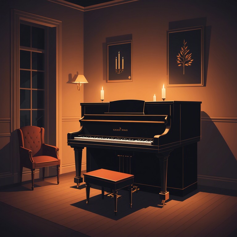 Echoes after dark brings a serene and calming atmosphere, focusing on the intimacy of piano tones blended elegantly with synthetic textures to provide a soothing auditory experience. It's ideal for reflective moments or winding down after a long day.