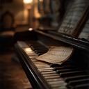 beautiful piano and strings reflecting on lost love