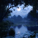 serene, romantic piano piece capturing moonlight's quiet reflections