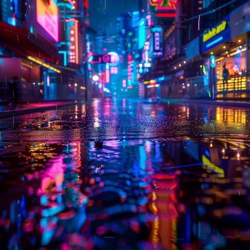 Blending ethereal synth layers with driving percussive beats, this track evokes an inspirational journey through a neon lit cyberpunk city, instilling hope and futuristic dreams