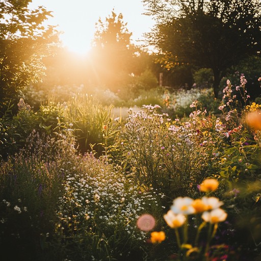 A delicate and tender instrumental that paints the picture of a tranquil summer garden where love blossoms quietly. The song is grounded by a soft piano melody complemented by subtle orchestral strings, creating an intimate and heartfelt atmosphere perfect for moments of reflective romance and peaceful bliss.