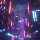 bright and rhythmic beats evoke futuristic city vibes