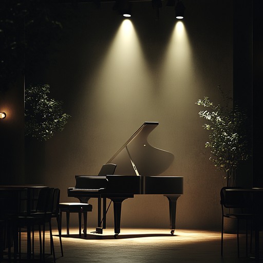 A soothing piano melody transcends into rich, emotive tones, drawing upon the essence of classic torch songs to create an intimate atmosphere perfect for quiet evenings and heartfelt moments.