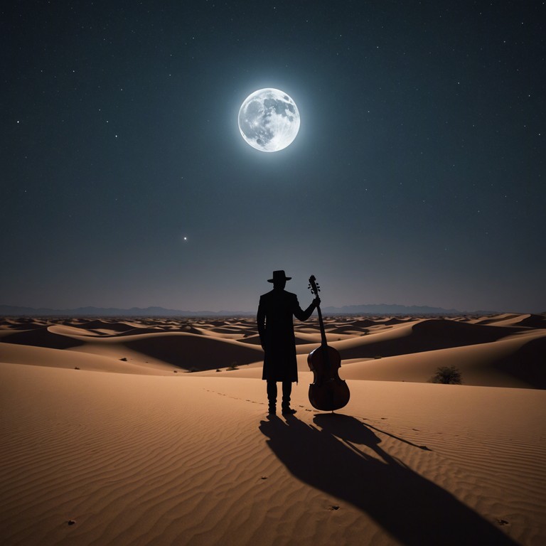 A melodic journey through the serene nights of the middle east, incorporating traditional elements with a smooth contemporary twist. The composition captures the mystique of arabian landscapes, blended with the tranquility of night skies.