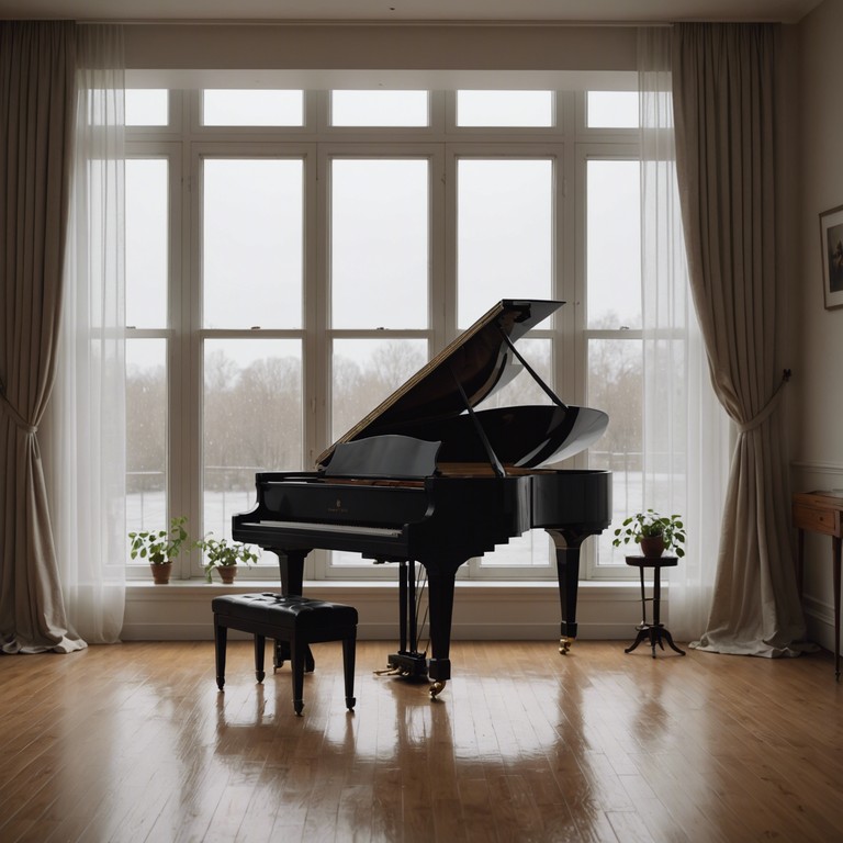 A track filled with deep soulful expressions, 'tears on velvet' captivates with its poignant piano melodies that echo the subtleties of raw human emotions, enveloping the listener in a heartrending narrative of love, loss, and longing set against the backdrop of a rainy evening. The melody is gentle yet powerful, capturing moments of introspective solitude and bittersweet memories, making it a timeless piece.