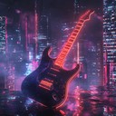 futuristic synths clash with powerful metal guitar