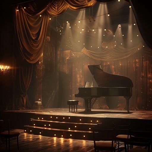 A deeply emotional instrumental, whispers of lost time combines gentle piano tunes with a nostalgic cabaret vibe, evoking memories of past loves and wistful dreams. It transports the listener to the smoky cabarets of yesteryear, where romance and sorrow intertwined.