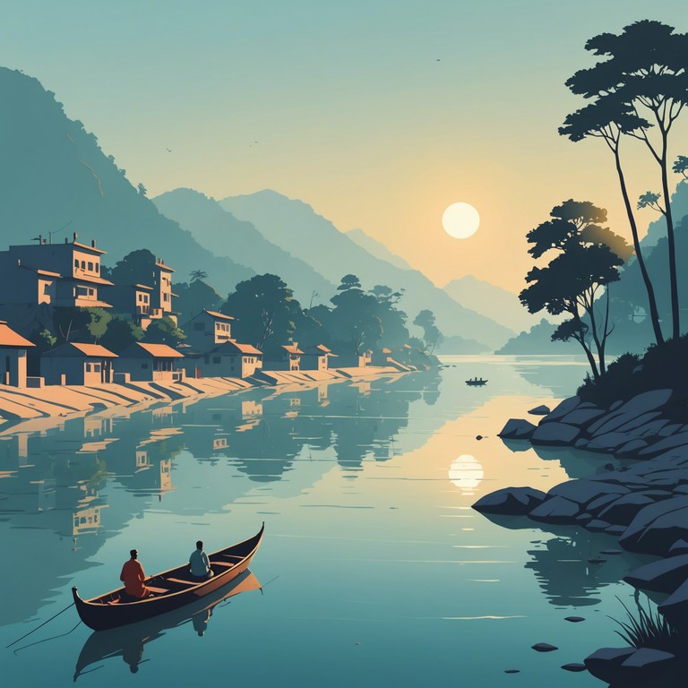 Capturing the softness of dawn's first light, this composition uses the sitar’s resonant tones to create a meditative atmosphere that celebrates new beginnings and the purity of nature’s daily awakening.