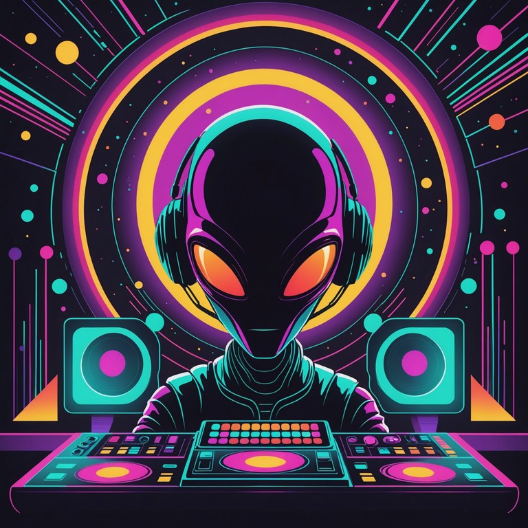 Imagine a musical journey through the cosmos, with funk fueled bass lines meeting otherworldly synths, and sudden turns into bizarre soundscapes. A piece that keeps the groove grounded while challenging the listener's perceptions of time and space.