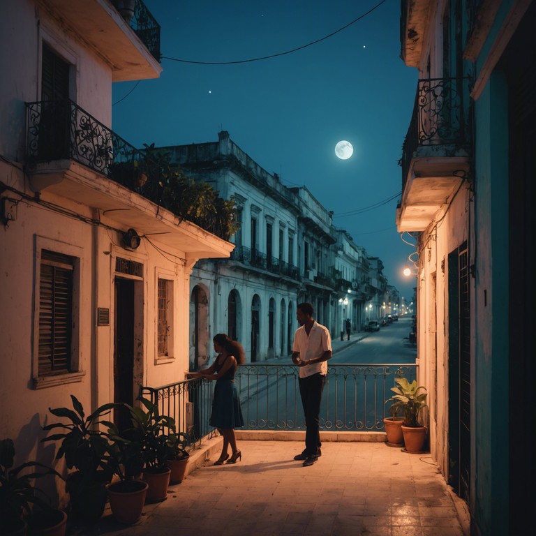 A love song infused with the unique rhythms of afro cuban music, heightened by the seductive sways of havana nights. A romantic theme expressed through soft, intertwining melodies in a vibrant setting.