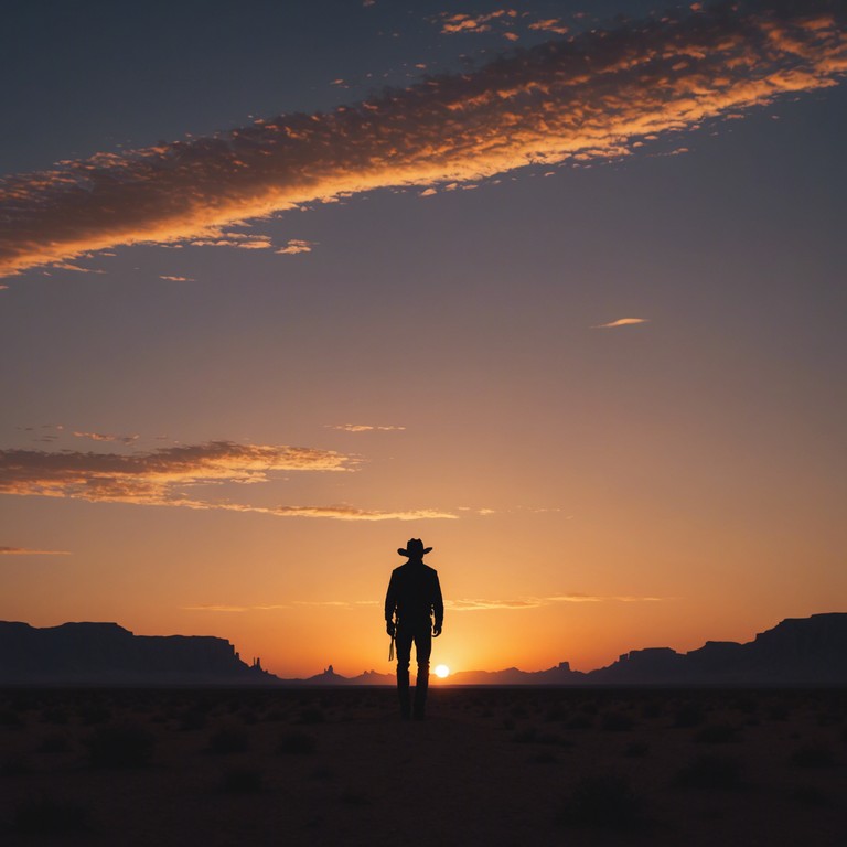 Immerse yourself in the blissful sound of acoustic guitar, blending with elements of the old and new west, creating an auditory euphoria that transports listeners directly into the heart of a sunset lit desert canyon.